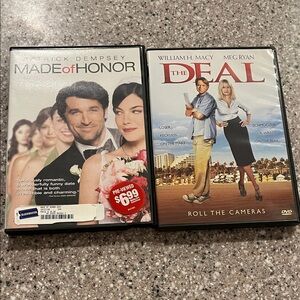 2 Chick Flicks, RomCom DVDs: Made of Honor and The Deal